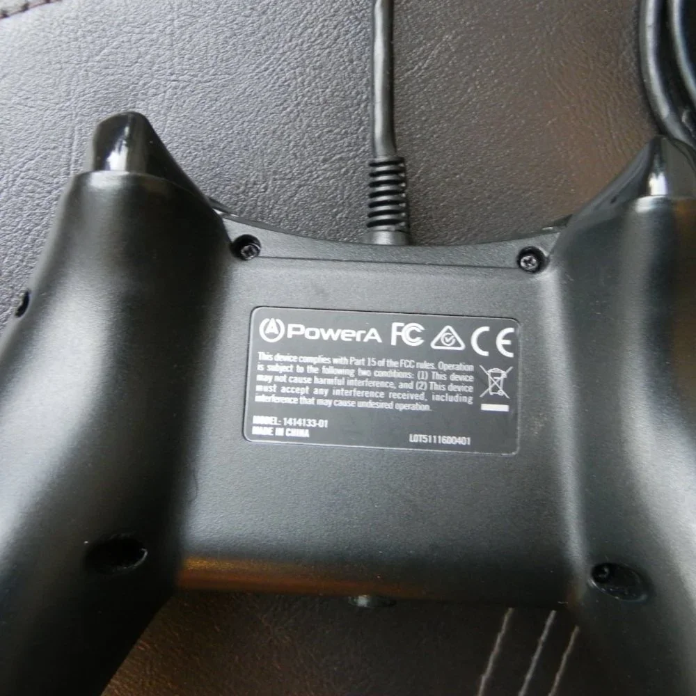 PowerA Wired Controller Xbox 360 Windows Black 8' Cable 1414133